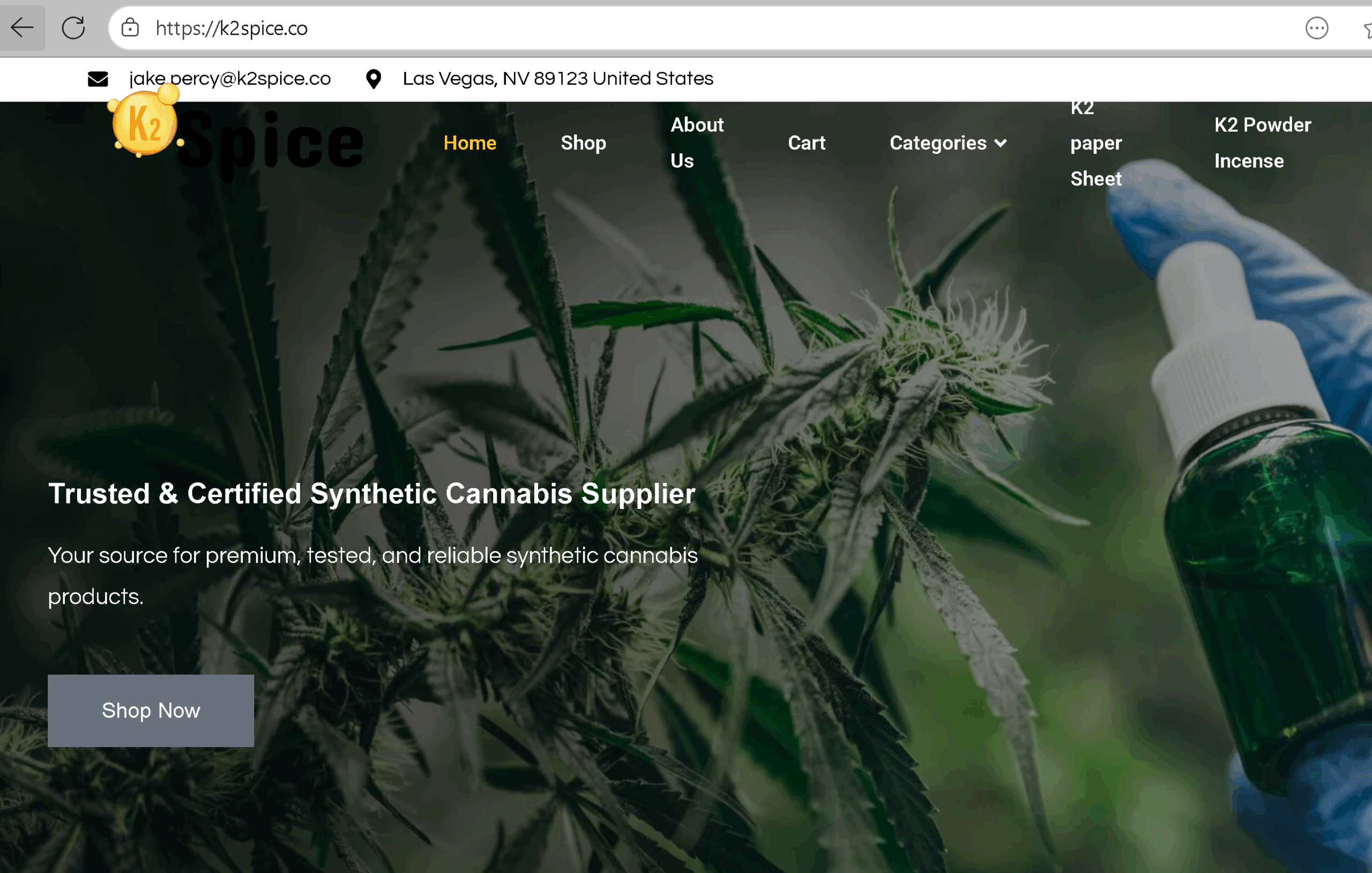 k2spice.co – scam alert!