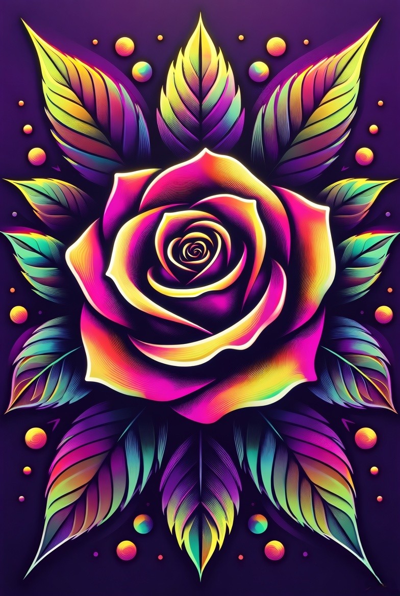 psychadelic flower